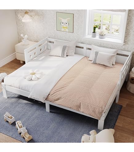TIZZ Dagbed, 90 x 200 cm, slaapbank met twee laden, met uittrekbaar bed TIZZ Dagbed, 90 x 200 cm, slaapbank met twee laden, met uittrekbaar bed