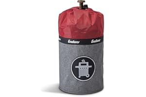 Enders Style Funda impermeable para bombonas de gas de 5 kilos - Funda exterior con pies de silicona incluidos contra bordes de óxido, resistencia a rayos UV, Funda exterior impermeable roja #5114