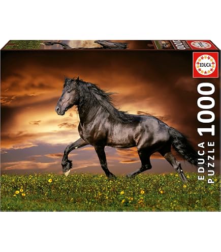 Castorland Puzzle 1000 Pezzi: Cavalli Nel Paese Delle Meraviglie – Paesaggio Fantasy, Per Adulti E Ragazzi