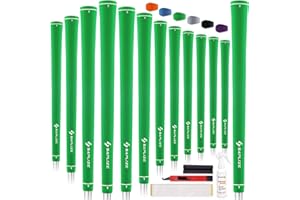 SAPLIZE Golfgriffe, 13er-Set mit komplettem Regripping-Kit, Standard / Midsize, Golfschlägergriffe aus Gummi