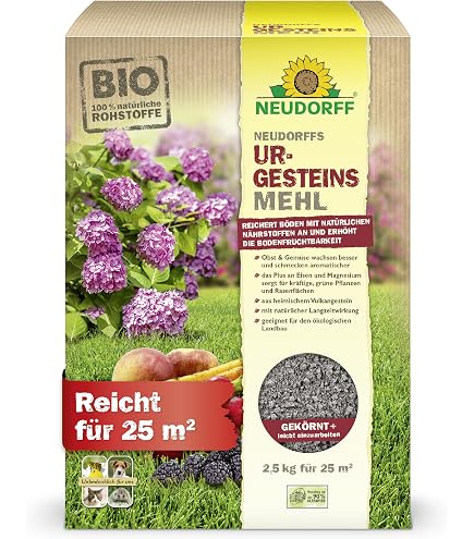 Urgesteinsmehl 5 Kg | Gesteinsmehl zur Bodenverbesserung | Fr Tiere und  Garten | Steinmehl Dnger zur Pflanzenstrkung und liefert wichtige  Nhrstoffe : Amazon.de: Garten