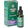 Vitality CBD Oral Drops in hempseed Oil, 1200 mg, Berry, 30ml, NO THC