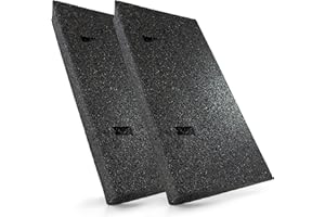 HASKYY Rampe d’accès en caoutchouc noir - Largeur : 50 - 100 cm - Hauteur : 45 - 70 - 110 mm - Cale en caoutchouc pour fauteuil roulant, seuil de porte, voiture