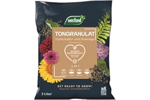 Westland Clay Granules, 3 Litres, Plant Granules Ideal for Hydroponics, Drainage Substrate without Chemical Additives, for Indoor and Outdoor Use