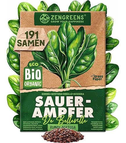 Samenliebe BIO Sauerampfer Samen | Kchenkraut - winterhart & mehrjhrig -  samenfestes BIO Saatgut : Amazon.de: Garten