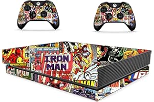 the grafix studio Comics Sticker/Skin xbox one x Console & Remote controller stickers, xbx16