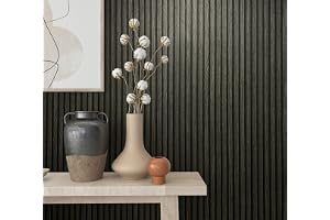 marburg Tapet med trälook, svart, akustiska sömmar, 3D-effekt, non-woven tapet, vardagsrum, sovrum, 10,05 x 0,53 m, Tillverka