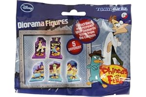 TOMY Disney Diorama Figurine Phileas e Ferb T8207
