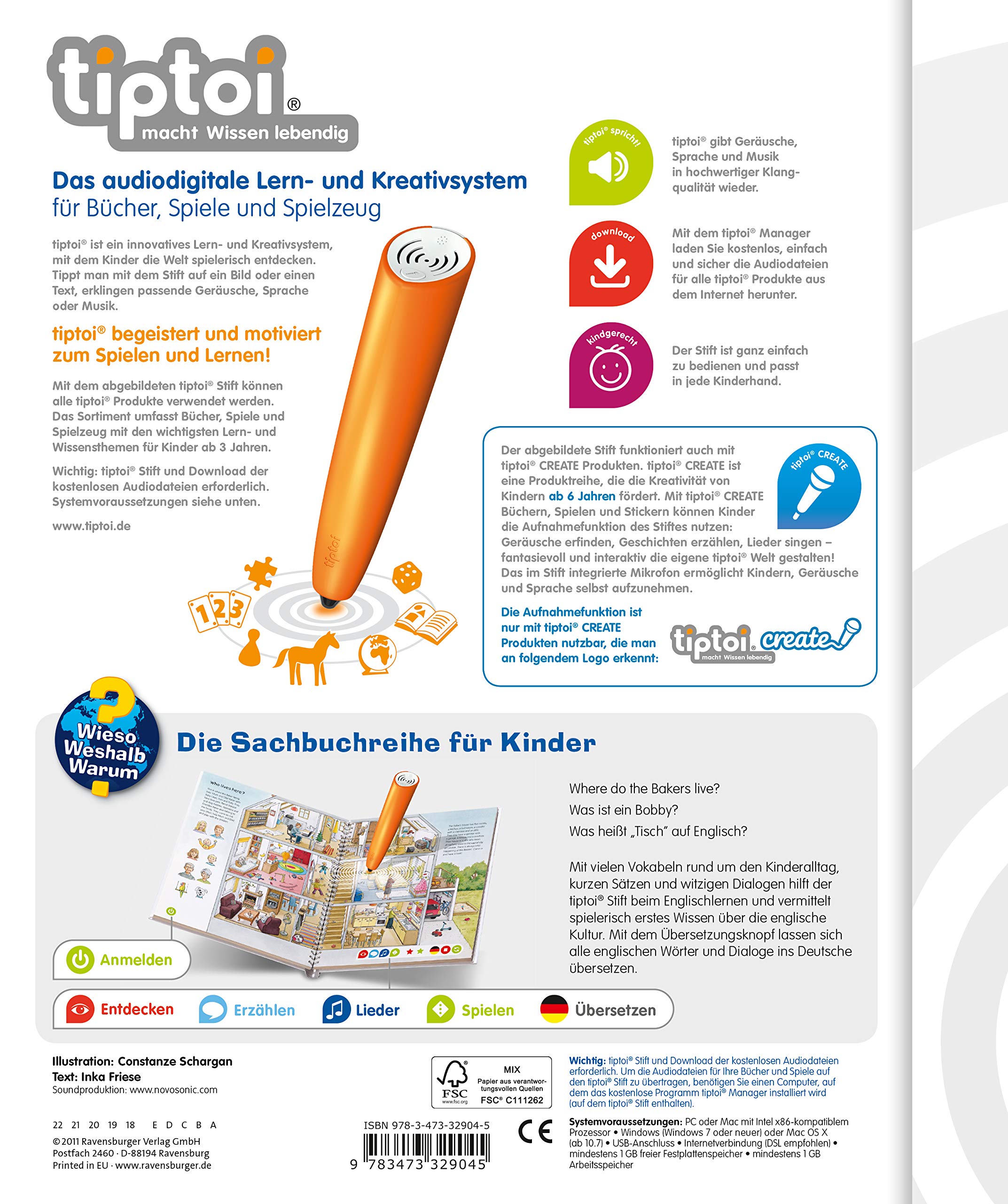 tiptoi® Wir lernen Englisch: Mit über 600 Sounds - Imagen 3