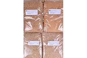 RÄUCHERSPAN.DE Farine Räuchergold Hêtre, aulne, Hickory, cerise, mittelfeine Grain type 7 Gourmand Paquet