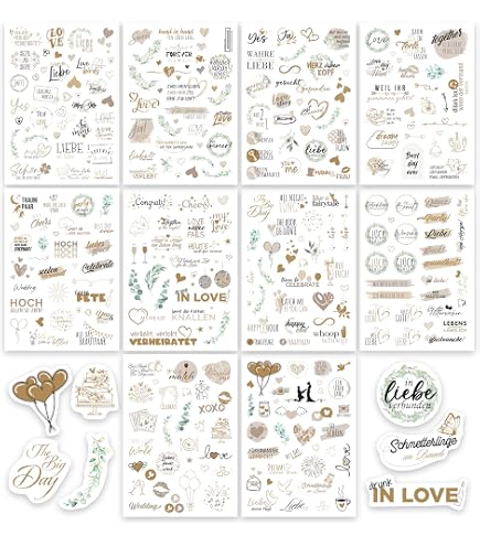 Frühlings-Garten Sticker Set – Blumen, Blätter & Pflanzen Aufkleber Für Journal, Planer & Deko