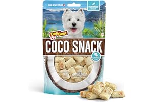 DeliBest CocoSnack Hundesnack mit Kokosflocken – Vegetarische Belohnung & Trainingssnack100 g