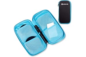 LENS-AID Bolsa para filtros (9 Compartimentos) – Estuche Acolchado para filtros de hasta 82 mm, Tapas, baterías, paños y más – Ideal para ND, UV, polarizador