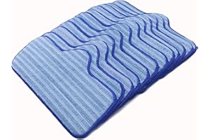LTWHOME Ersatz für Waschbare Ersatz Mikrofaser Mop Pads Dupray Neat Steam Cleaner (12 Stück)