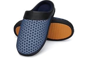 Mishansha Zapatillas de Casa Mujer Hombre Cálido Espuma de Memoria Invierno Pantuflas, Gr.36-49