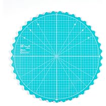 Tapis De Découpe Pliable Prym 45x60 Cm - Fond De Découpe Couture, Quadrillé, Couleur Turquoise