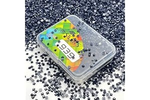 CARSILERS Carré Perles de Peinture Diamant 939,Diamond Painting de Rechange pour Forets Manquants,Perles de Remplacement Rechange pour Pierres Précieuses,Perles à Broder,3500 Pièces