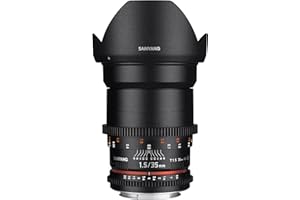 Samyang 35 mm T1.5 VDSLR II Manual Focus Video Lens for Nikon DSLR Camera