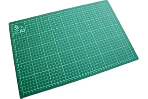 GLOW WHOLESALE Glow Professional A3 Cutting Mat - Premium Quality Flexible Non Slip Hobby Arts and Crafts Surface with Accurate Guide Grid Lines Design for Cutting Paper, Card, Etc - Protects from Cuts and Damage