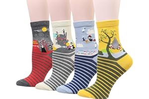Cansok Women Animal Gifts Novelty Dress Crew Socks