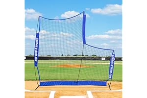 FORTRESS Baseball Pitcher’s Screens – 7ft x 7ft Baseball Pitching Screen Pitcher L-Screen – Portable, Regulation, Professional [Net World Sports]
