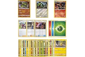 GECO Karty Pokemon - 30 różnych kart Pokemon w tym Holo, Reverse Holo & Rare karty - angielski