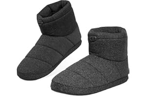 DUNLOP Pantofole Uomo Invernali a Stivaletto per Casa Calda Memory Foam