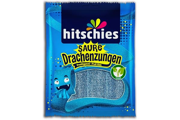 3-pack hitschies sura draktungor blå 3 x 125 g