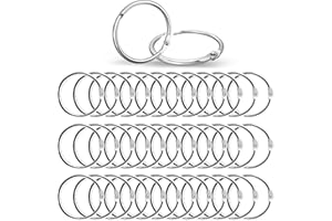 CZ Store - Anelli di Metallo per Raccoglitore |100PZ|25MM|✮GARANZIA A VITA✮- Anelli Metallo e Nichel per Raccoglitori - Anello Portachiavi Apribile - Rilegatura Fogli, Quaderni, Album, Scrapbooking