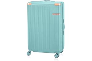 BETLEWSKI - Walizka z twardą obudową – duża walizka z 4 kółkami – lekka walizka podróżna ABS z zamkiem, turkusowy, L, Walizka