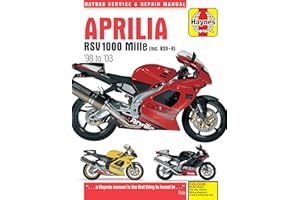 Haynes Aprilia RSV 1000 Mille, Including RSV-R '98 to '03: Service and Repair Manual, Models Covered Aprilia Rsv Mille, 1998 to 2003, Aprilia Rsv Mille R, 1999 to 2003: 98-03