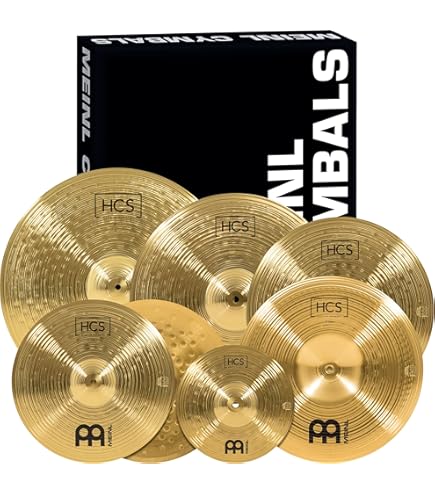 Meinl Cymbals HCS1418 HCS Cymbal Box Set Pack with 14 Hi Hat Pair