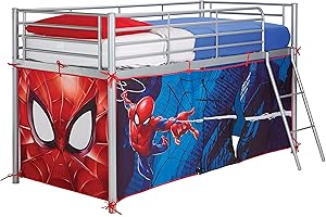 ‎WORLDS APART Spider Man Mid-Sleeper Bettzelt, 80 x 90 x 190 cm