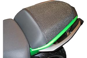 TRIBOSEAT Cubierta Asiento Antideslizante Accesorio Personalizado Negro Compatible con Kawasaki ER6N / ER6F (2012-2016)