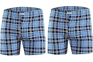 Sesto Senso Dwupak męskie spodenki piżamowe z bawełnianą bielizną nocną