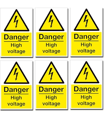 Cartello Pericolo Elettricità Vsafety - Adesivo EN ISO 7010 200x300 Mm - Rischio Apparecchiature Elettriche