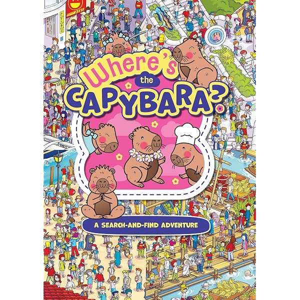 HOVCEH Capybara Pennenetui – Schattig Opbergzakje – Grote Capaciteit – Met Stickers & Hanger – Koffiekleur