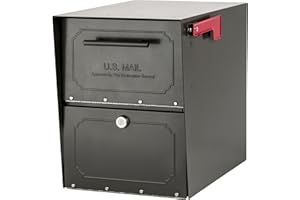 ARCHITECTURAL MAILBOXES 6200Z-10 Oasis Classic Post Mount, Graphite Bronze