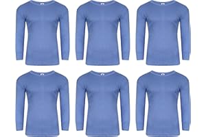 Warmland 6 x Mens Thermal Long Johns Top Bottom Underwear Trousers T Shirt Set S M L XL