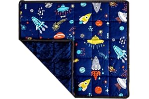 Sleepymoon Gewichtete Lap Pad für Angst und Entspannung (Blau, 46 * 54cm-1.4kg)