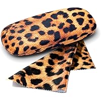 Custodia Per Occhiali In Finta Pelle Nera - Rigida E Protettiva Per Cornici Piccole/Medie - Foto 5