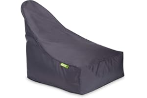 Green Bean© Zone3 Lounge Chair - Silla Gamer 90x55x75 cm - Puf Inclinado con 150 litros de Relleno de Perlas EPS ? Puff Gamer para Interior & Exterior - Silla Relax para videojugadores