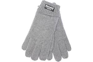 EEM FASHION EEM guantes de punto para niños, algodón suave, forro térmico Thinsulate