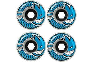 TGM SKATEBOARDS Spitfire Roues de skateboard 58 mm 80HD Conique Full Clear