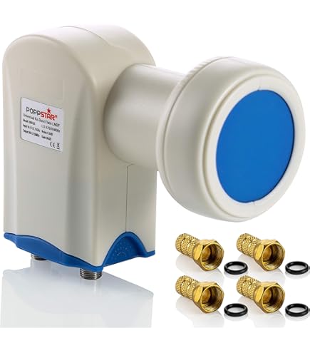 HDSAT HD404 LNB Quad 4K Satellitenempfänger - Für ASTRA & Hotbird