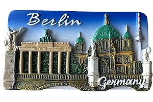 MUYU MAGNET Berlin 3D Niemcy Pamiątkowy magnes na lodówkę Dekoracja domu i kuchni Berlin magnes na lodówkę