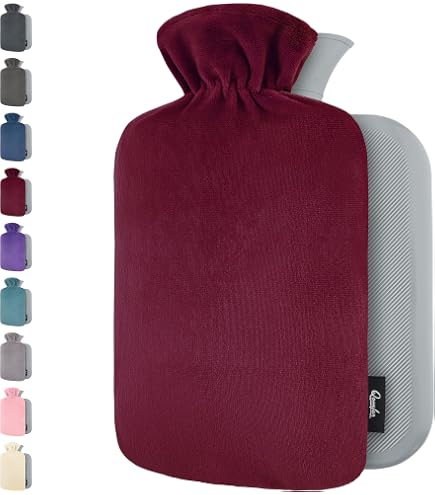 Borsa Acqua Calda con Copertura in Pile - orbida Copertura Preiu - 1