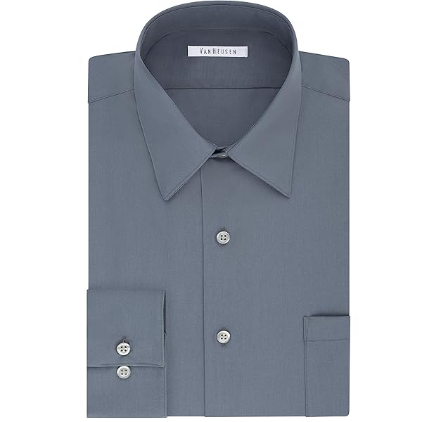van heusen men's regular fit flex collar stretch dress shirt Van Heusen FLEX Ultra Wrinkle Free Regular Fit Solid In Rose