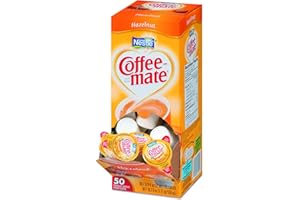 NESTLÉ Coffee-mate 35180BX Hazelnut Creamer, 0.375oz (Box of 50)