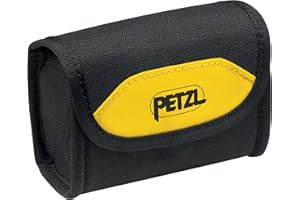 PETZL Poche PIXA E78001 Pochette de Transport pour Lampe Frontale PIXA Jaune/Noir